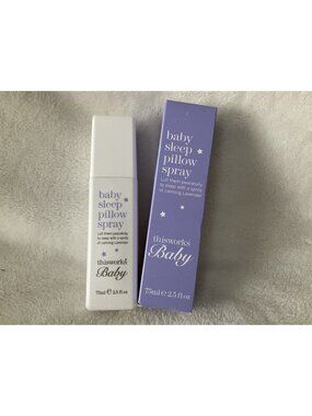 Thisworks Baby Sleep Calming Lavender Pillow Spray 2.5 Oz Gentle Kid Formula NIB